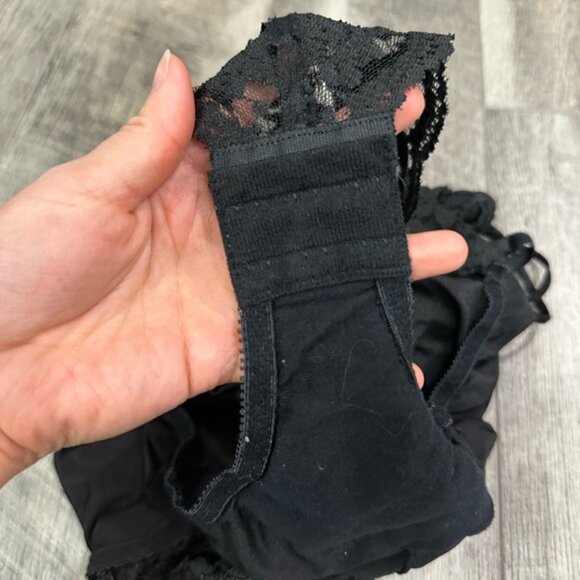 36C VS Black Lace Lingerie Bodysuit - Picture 9 of 13